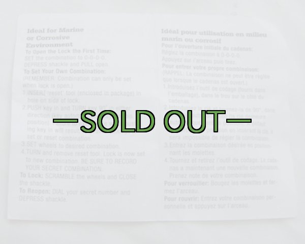 画像7: パドロック　MASTER LOCK　175LH　ナンバー錠 (7)