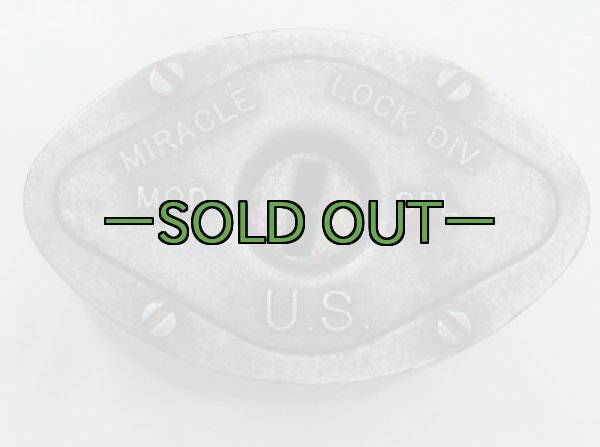 画像7: 軍用パドロック　武器庫用　ヘビーウェイト　MIRACLE LOCK DIV (7)