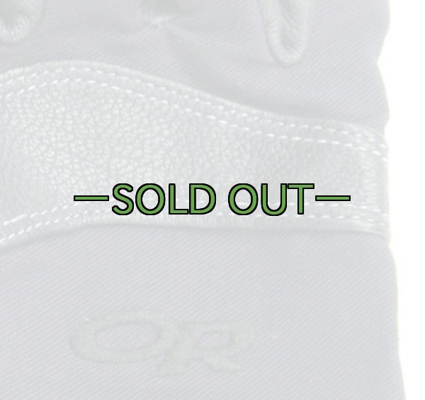 画像3: OR　レザー＆化繊グローブ　黒　ラベルなし (3)