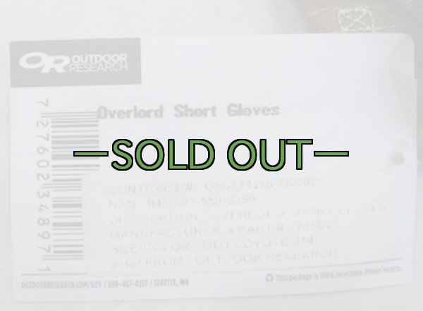 画像3: OR　オーバーロードショートグローブ　コヨーテ (3)