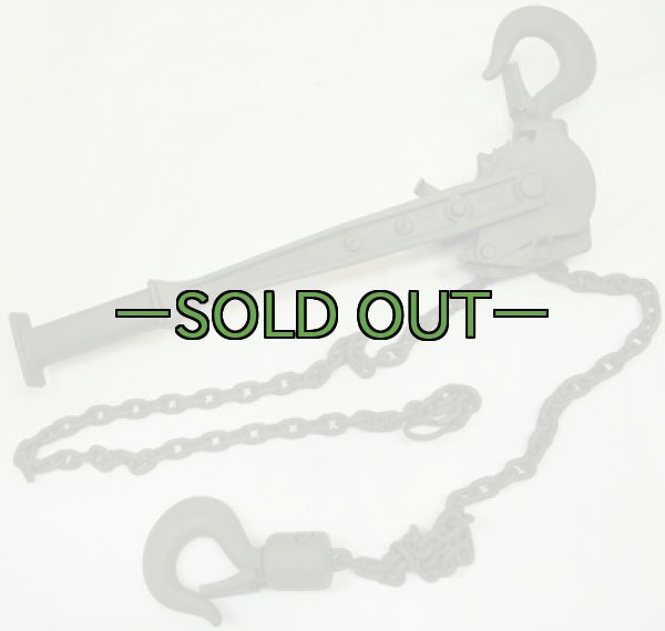 画像2: 米軍放出チェーンブロック　中古良品　OD (2)