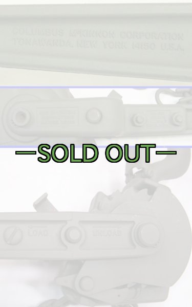 画像4: 米軍放出チェーンブロック　中古良品　OD (4)