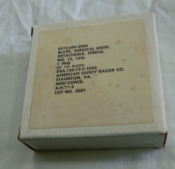 画像11: サージカルメス用ブレード　70年代　未使用 (11)