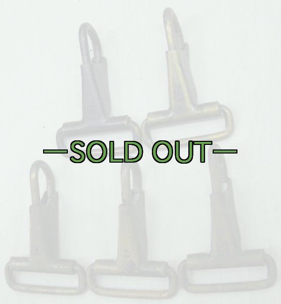 画像3: 軍用金具 フック　Hサス　ブラス01 (3)