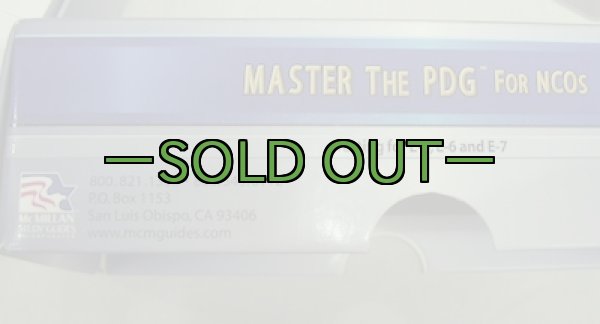 画像4: マスターPDG　下士官用　昇級試験用カードセット (4)