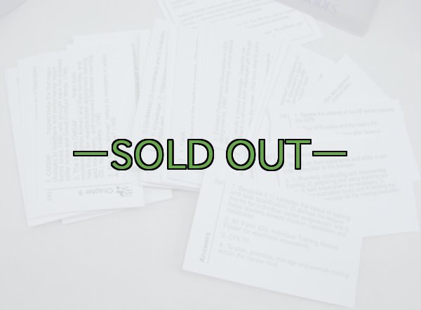 画像5: マスターPDG　下士官用　昇級試験用カードセット (5)