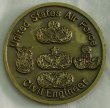 画像3: チャレンジコインUSAF 50th Anniversary Civil Engineer (3)