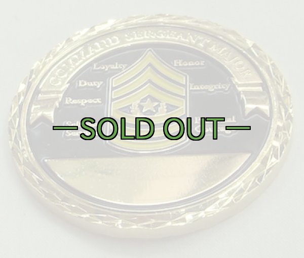 画像4: チャレンジコインUS ARMY COMMAND SERGENT MAJOR (4)