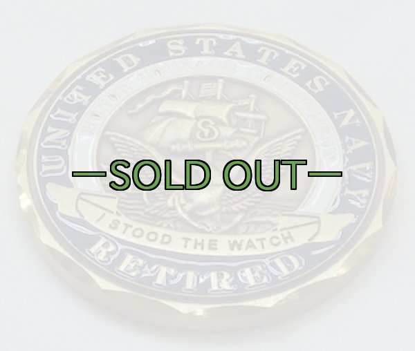 画像2: チャレンジコインUNITED STATES NAVY RETIRED (2)