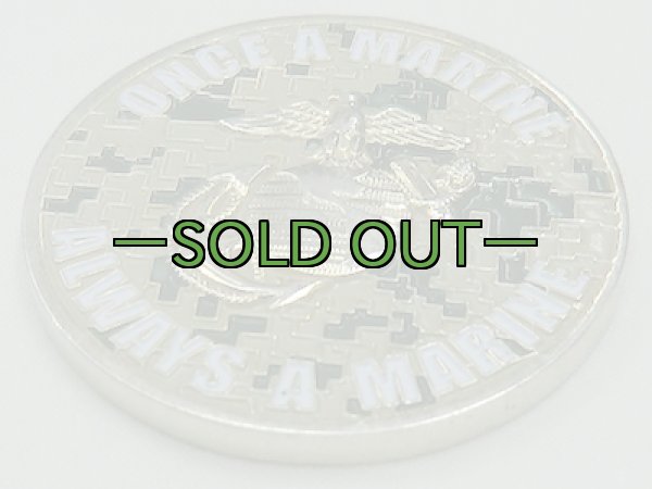 画像2: チャレンジコインONCE A MARINE (2)