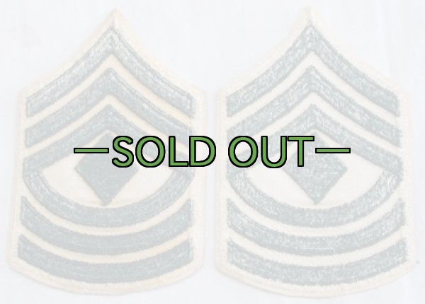 画像3: ARMY　曹長 　階級　左右セット　パッチ (3)