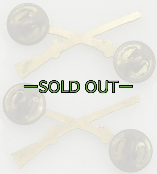 画像3: ARMY将校兵科章　歩兵科　左右セット　ピンズ (3)