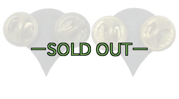 画像2: ARMY階級章　特技兵01　黒　左右セット　ピンズ (2)