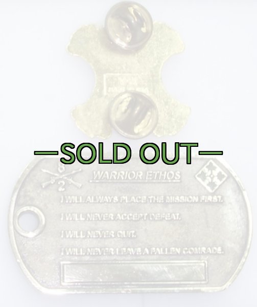 画像2: ARMYクレスト　ベレー用とコイン　ピンズ (2)