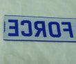 画像5: AIR FORCEテープ タブ パッチ ブルー 70〜80年代 つや無し (5)