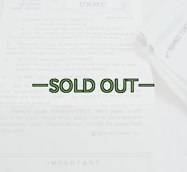 画像5: アイロンプリント MC用セット　1976年 (5)