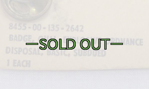 画像4: 爆発物処理章　80年代　ピンズ (4)