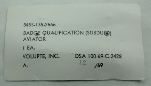 画像5: ARMY　アビエイター　ウイング　バッチ　60年代　ピンズ (5)