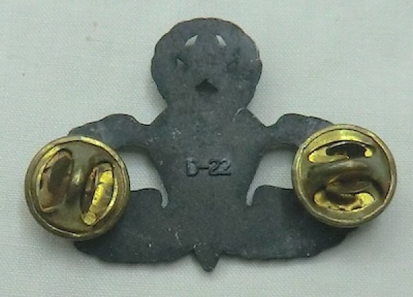 画像4: 米軍　マスター空挺章　黒　バッチ　ピンズ (4)