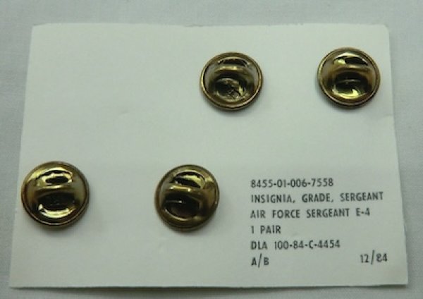 画像2: AF階級章　伍長　左右セット　ピンズ (2)