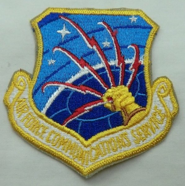 画像1: AIR FORCE COMMUNICATIONS COMMAND　フルカラー　パッチ (1)