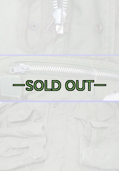 画像3: M65フィールドジャケット　OD　S-ショート　67年　中古良品　アルミZIP (3)