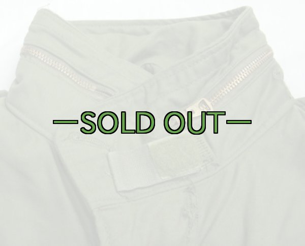 画像2: M65フィールドジャケット OD M-レギュラー ラベルなし 中古良品〜上 (2)