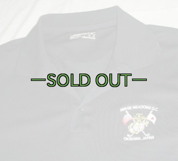 画像2: ミリタリーポロシャツ　AWASEゴルフ　NIKE　Lサイズ　中古良品 (2)