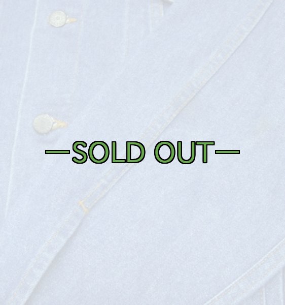 画像9: レザーデニムジャケット　Lサイズ　MCエンボス加工　中古上 (9)