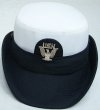 画像2: NAVY女性下士官用制帽　サービスドレスキャップ (2)