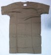 画像1: 軍用Tシャツ　ブラウン　未使用　コットン　DLA86 (1)