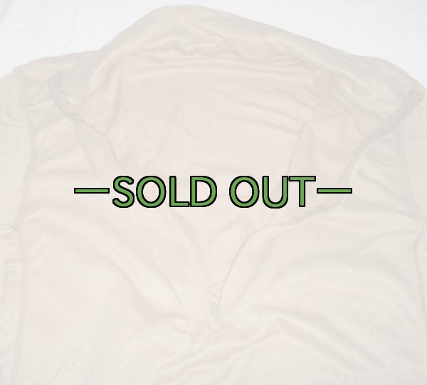 画像4: 軍用ロングスリーブシャツ　ハーフジップ　デビルマーク (4)