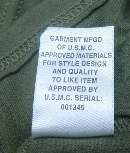 画像4: 軍用Tシャツ　SOFFE　OD　ポリエステル (4)