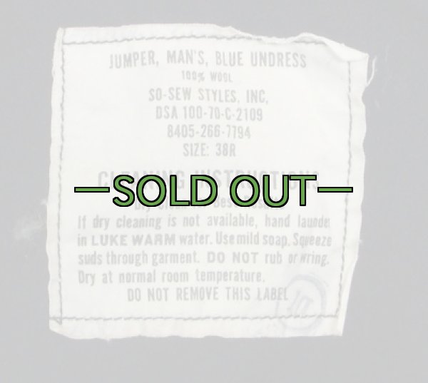 画像3: NAVYセーラー上着　中古良品　70年代 (3)