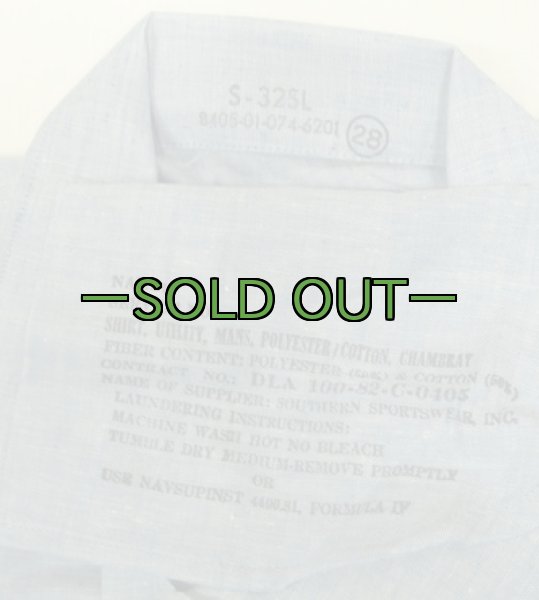 画像2: NAVYシャツ　シャンプレー (2)