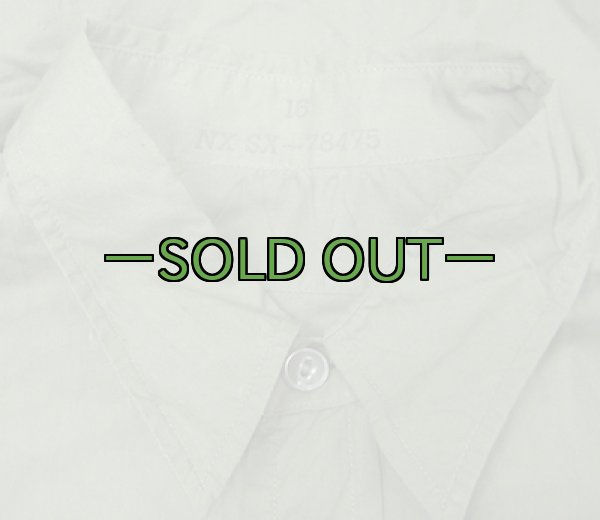 画像2: USN シャツ　OD　薄手　サイズ16　極上 (2)