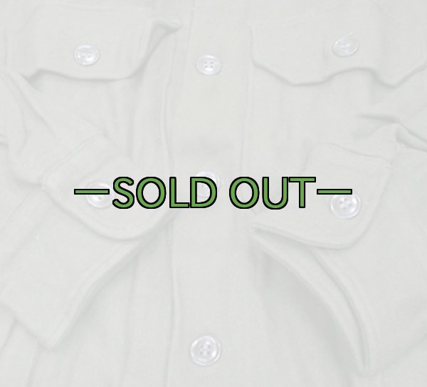 画像4: フィールド ウールシャツ　51年　100%ウール (4)