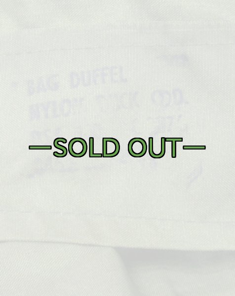 画像3: ナイロン　ダッフルバッグ　ワンショルダー　60年代　中古上 (3)