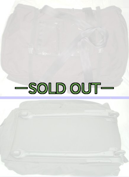 画像2: 大型バッグ　ホイール付　黒 (2)