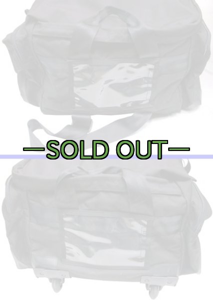 画像4: 大型バッグ　ホイール付　黒 (4)