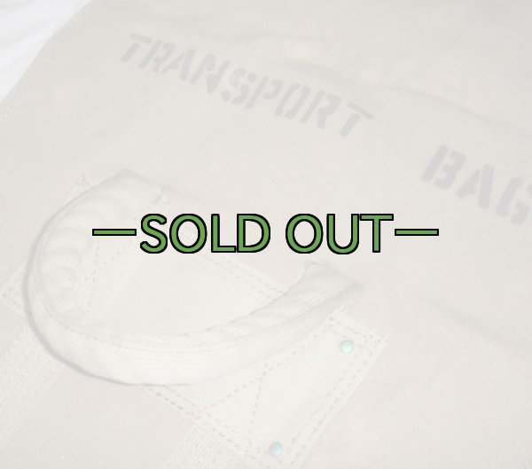 画像3: トランスポートバッグ　コットン　帆布　カーキ　40年代 (3)