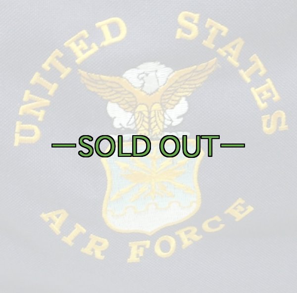 画像4: AF刺繍ボストンバッグ　紺色　パッチ付　中古良品 (4)