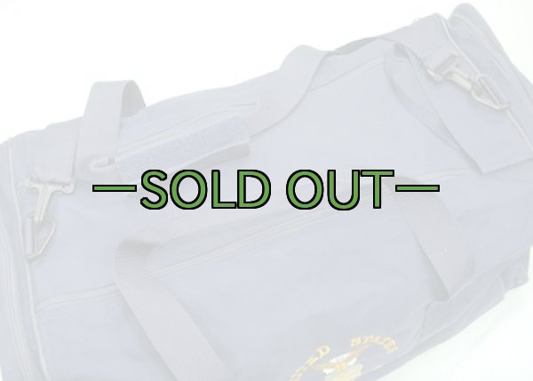 画像6: AF刺繍ボストンバッグ　紺色　パッチ付　中古良品 (6)