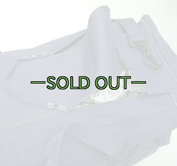 画像11: AF刺繍ボストンバッグ　紺色　パッチ付　中古良品 (11)