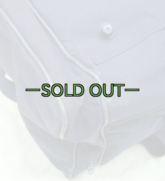 画像10: AF刺繍ボストンバッグ　紺色　パッチ付　中古良品 (10)