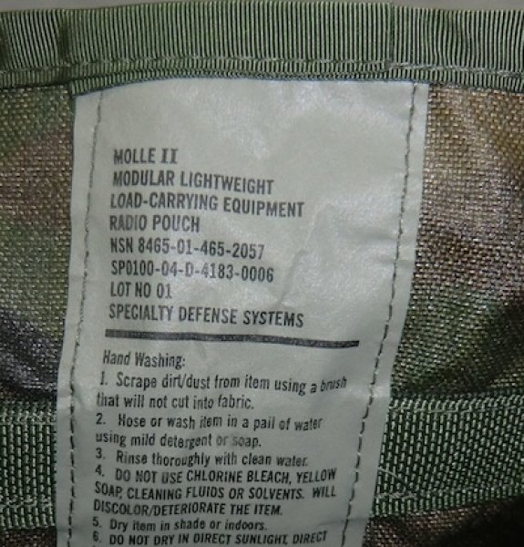 画像4: ウッドランド　ラジオポーチ　メインパック用　MOLLEショルダーストラップ付き (4)