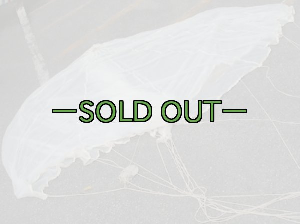 画像4: パラシュート 直径約4.3m 白 (4)