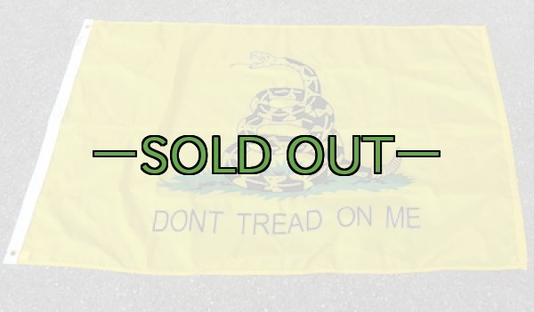 画像1: DONT TREAD ON ME旗　PERMA-NYL (1)