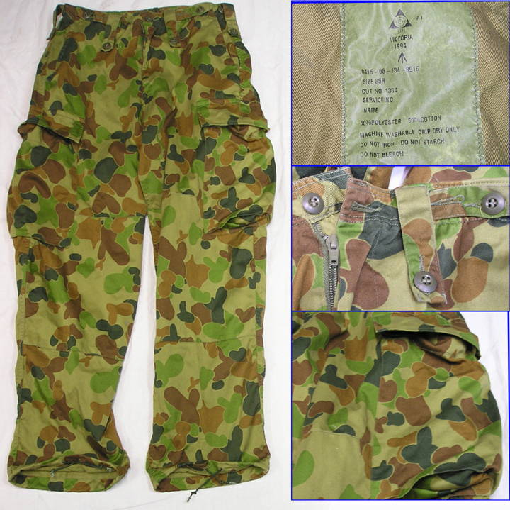 オーストラリア軍迷彩パンツ 中古上 - いは軍払い下げ品店