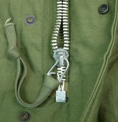 M-65 フィールドジャケット　アルミジッパー